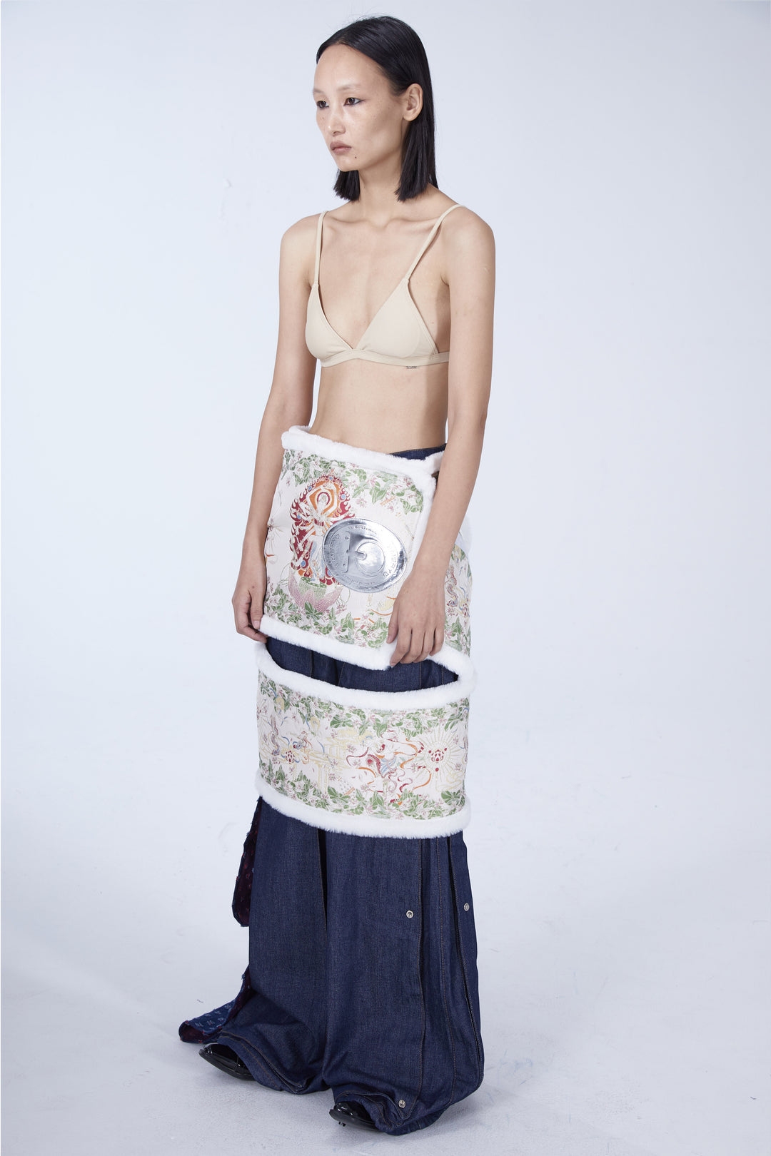 EMBRYO BONE COURT convertible padded dress — construction detail