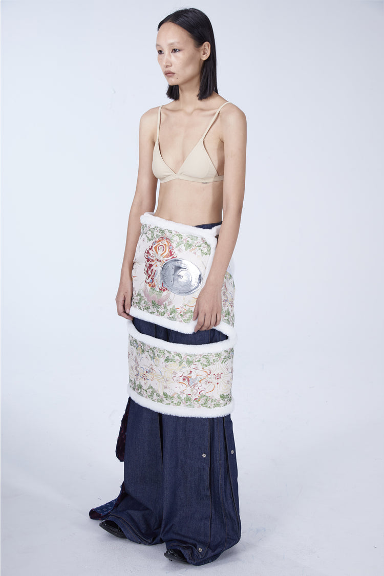 EMBRYO BONE COURT convertible padded dress — construction detail