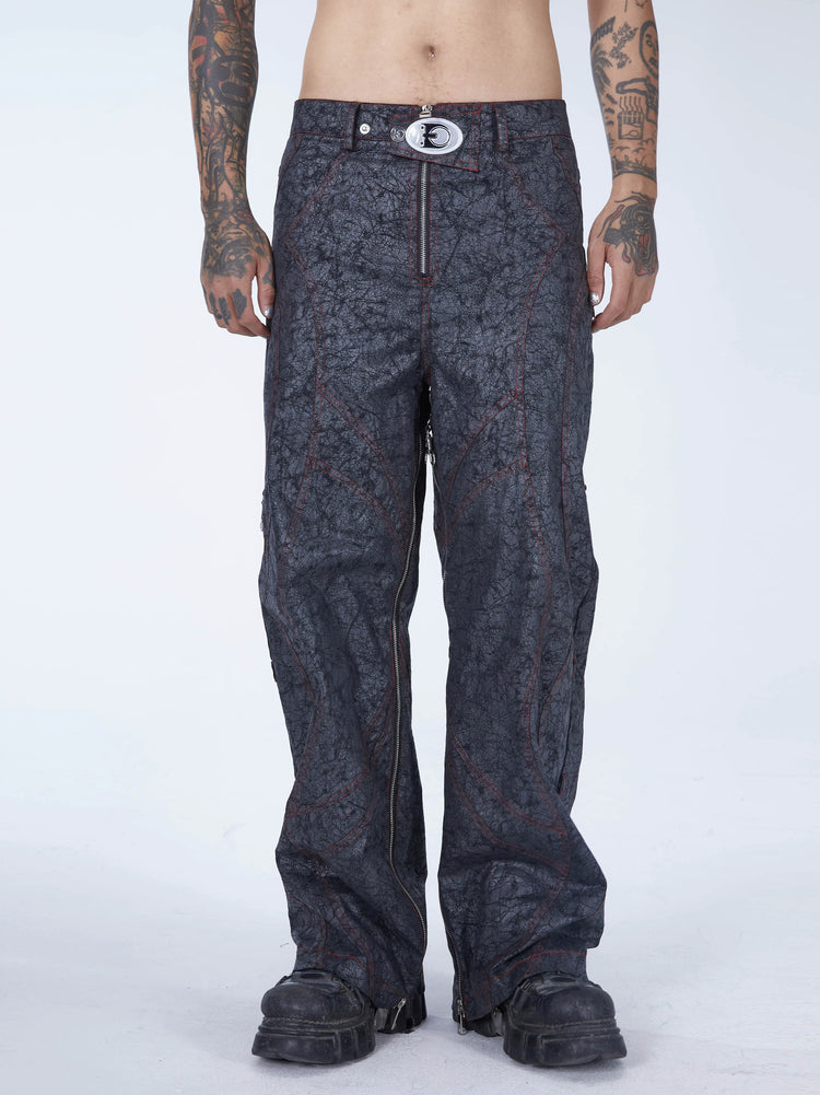 EMBRYO STRUCTURE convertible bustier & wide-leg pants — front product presentation