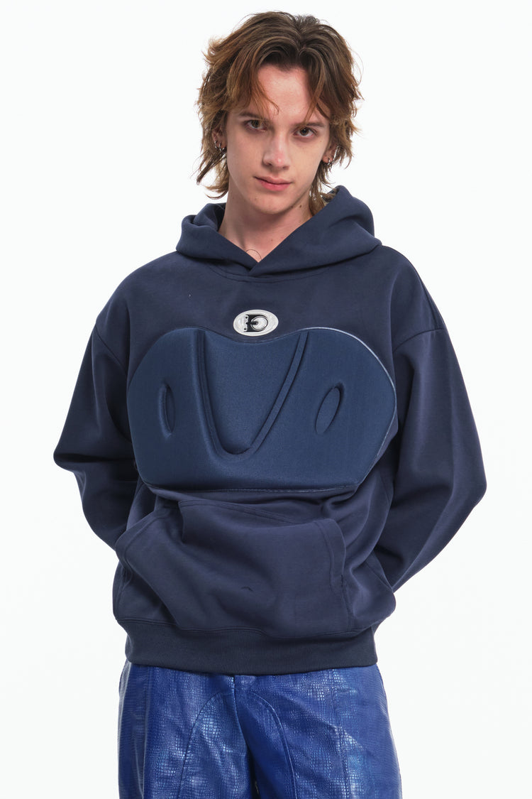 EMBRYO IMPACT SHIELD padded hoodie — garment-only view
