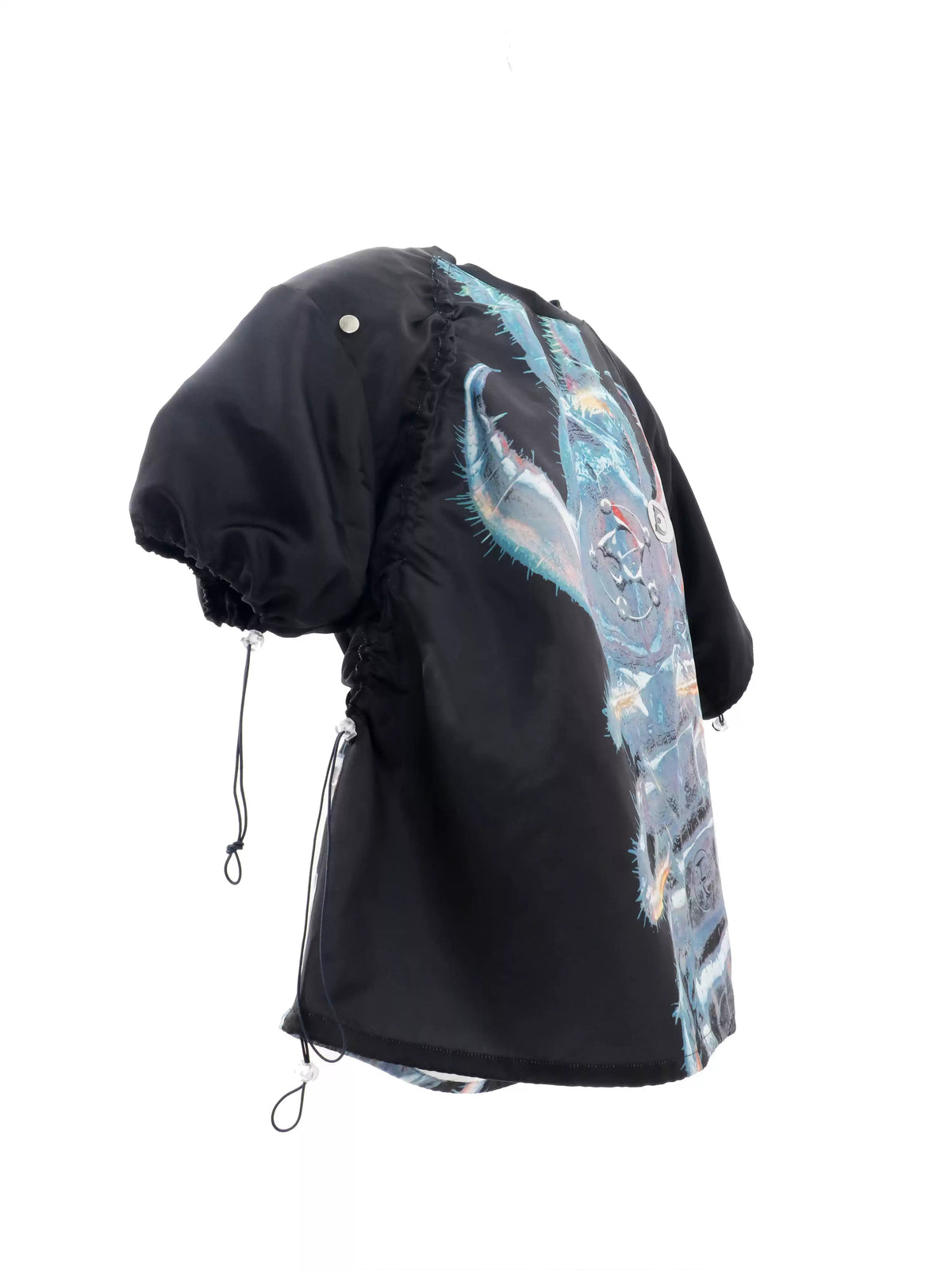 EMBRYO FIVE POISONS detachable-shoulder T-shirt — construction detail