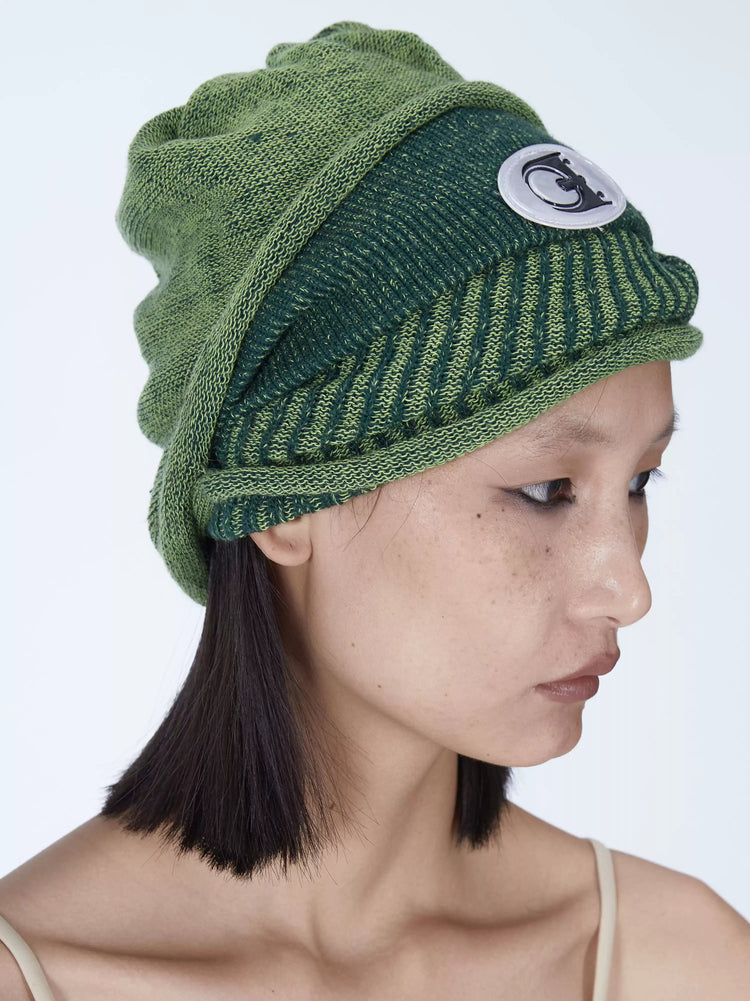 EMBRYO DOUBLE FORM convertible knit hat — side or detail presentation