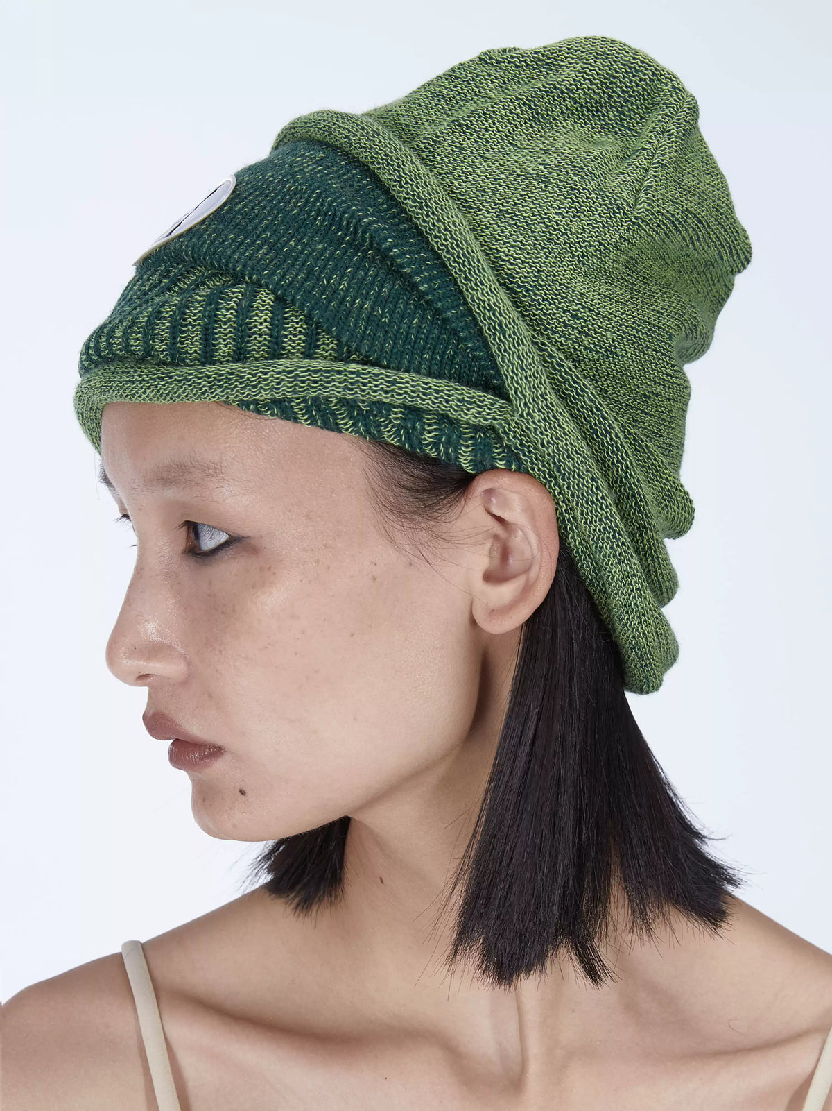 EMBRYO DOUBLE FORM convertible knit hat — alternate product presentation