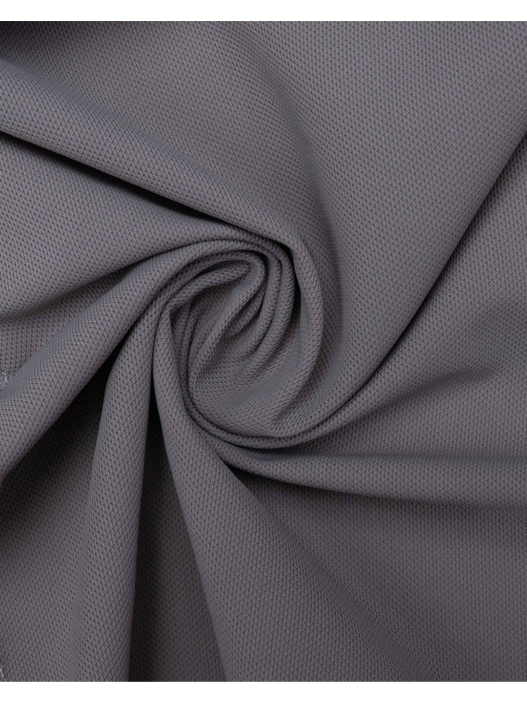 ARTEMIS moon dust gray stretch technical base-layer top — moon dust gray fine knit fabric texture close-up