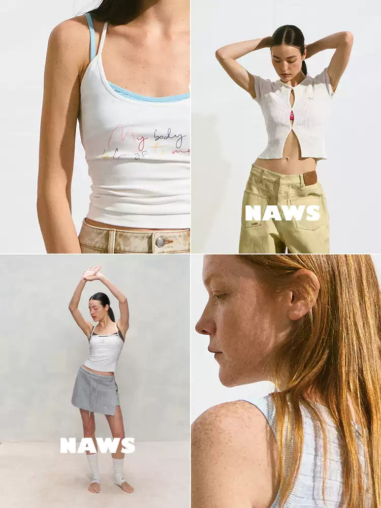 NAWS INTERPRETATION butterfly layering camisole — alternate gallery view showing the design details
