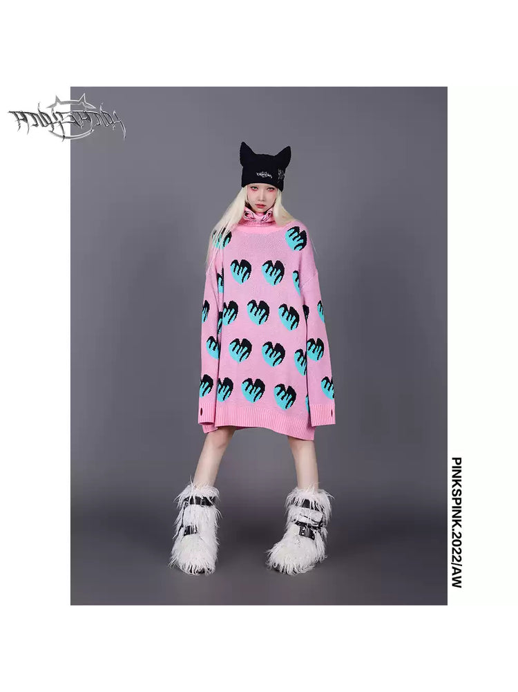 PINKSPINK SPHYNX thorn-embroidered cat-ear beanie — modeled front styling view