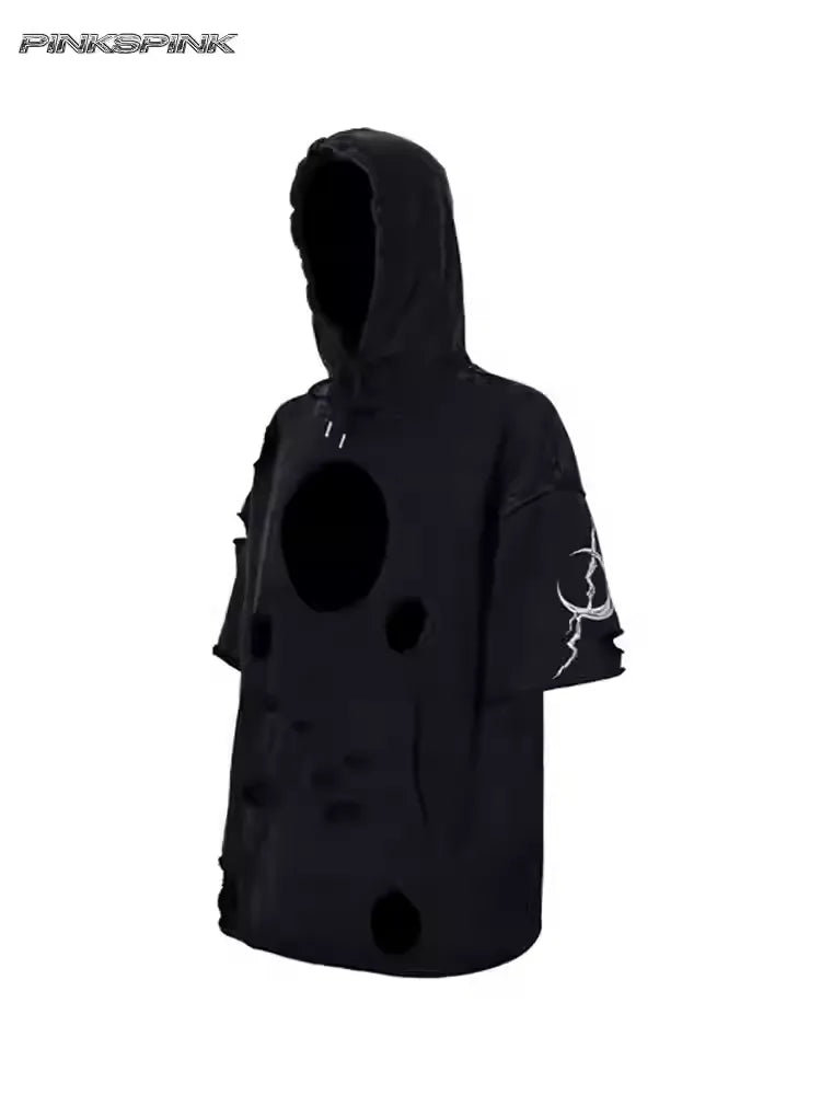 PINKSPINK Three-Dimensional Cut-Out Electric Moon Sweatshirt