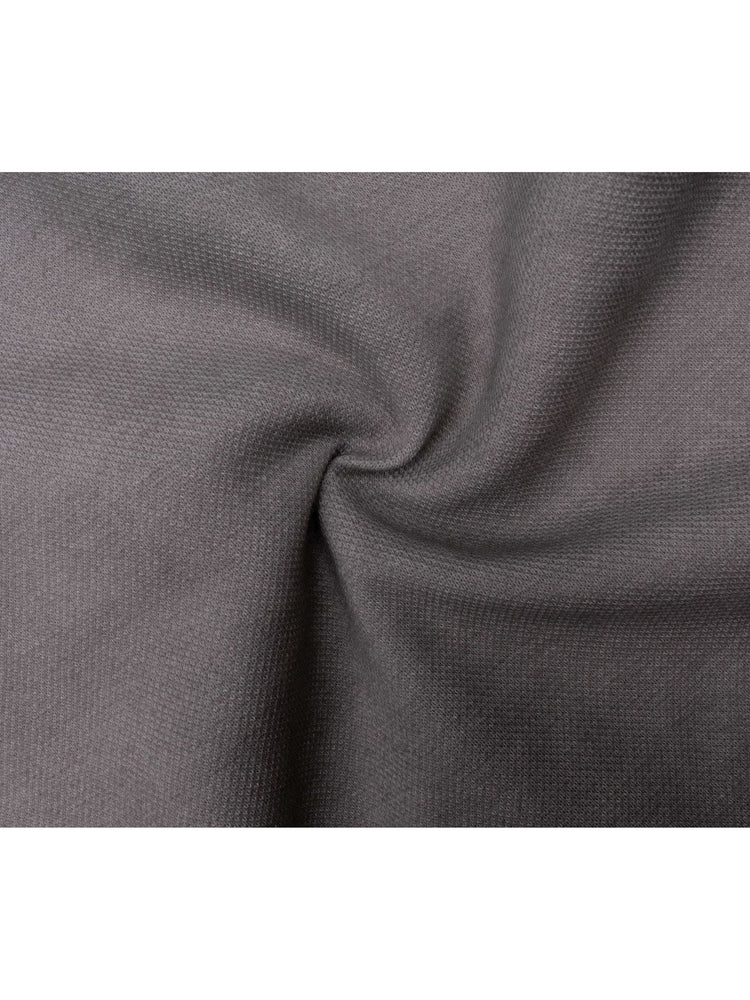 PIONEER eris white detachable-pocket utility hoodie — close-up of the textured cotton fabric