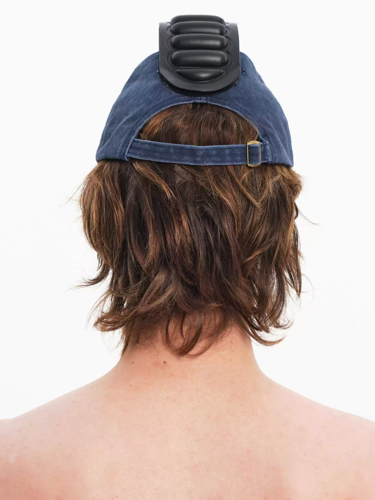 EMBRYO AIR CLAW washed baseball cap — graphic and construction detail