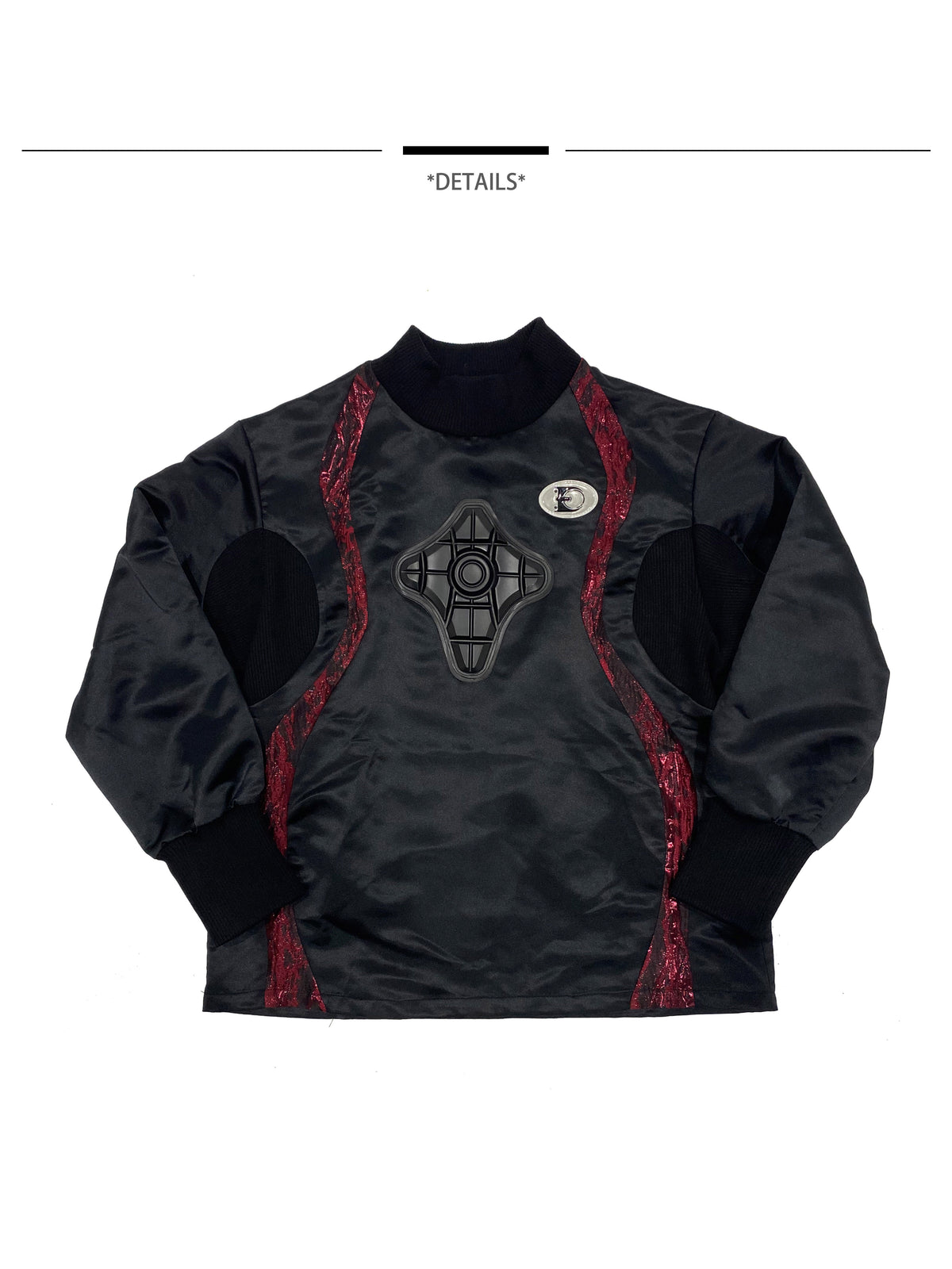 EMBRYO IMPACT SHIELD padded sweatshirt — alternate modeled angle