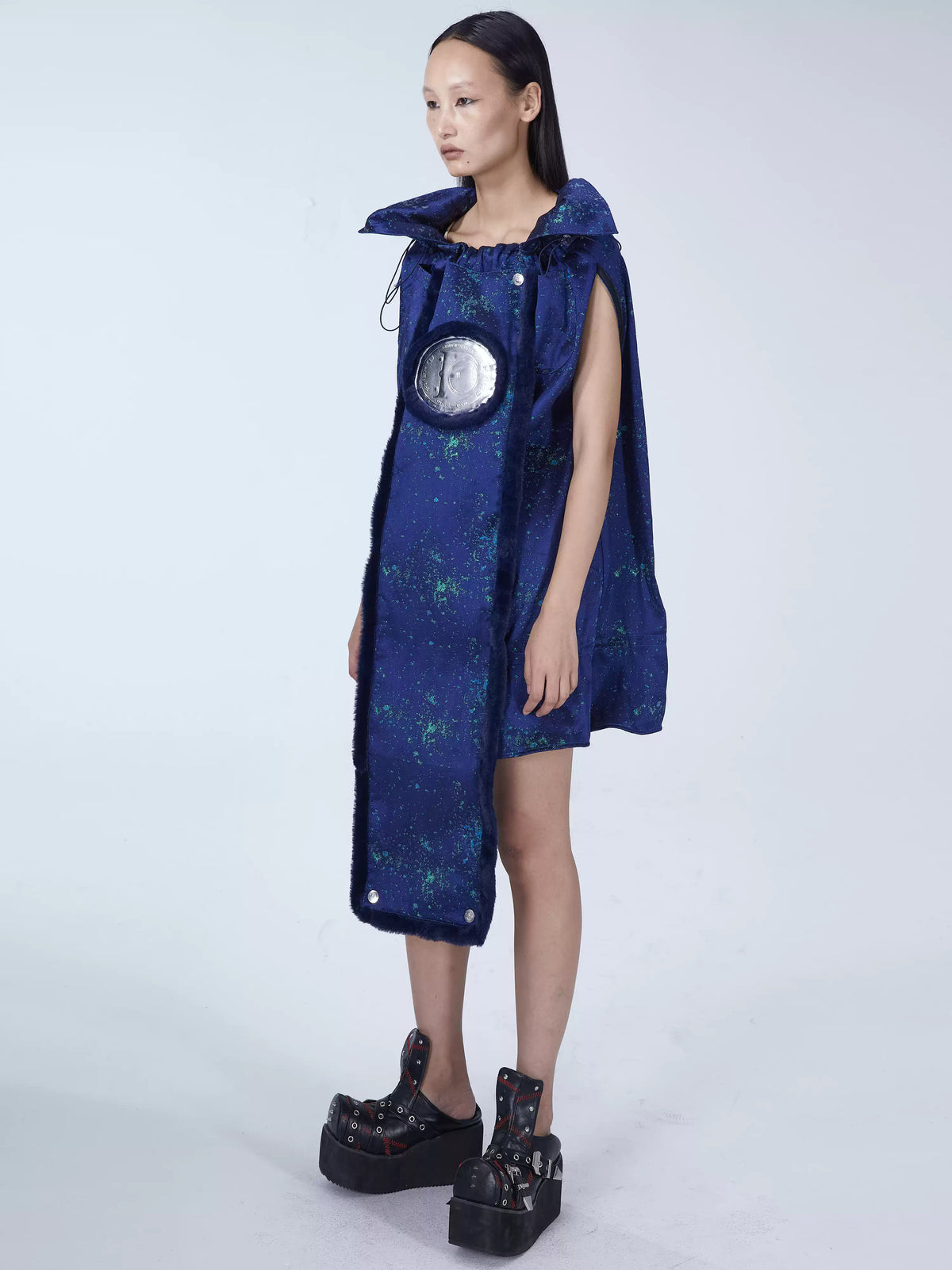 EMBRYO GALAXY convertible skirt & bustier — alternate styled presentation