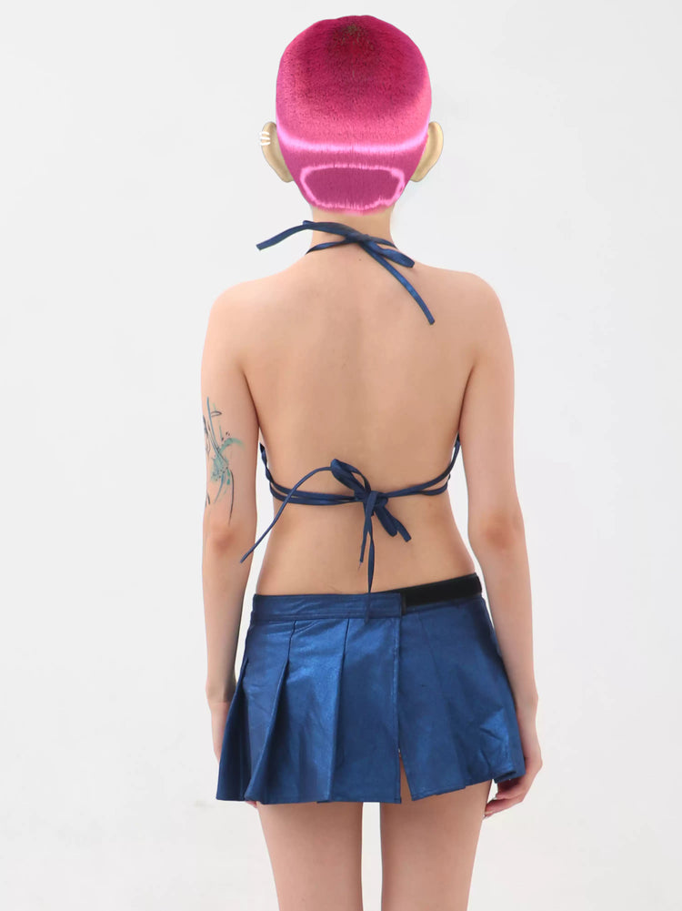 EMBRYO STARSHIFT coated bikini separates — front product presentation