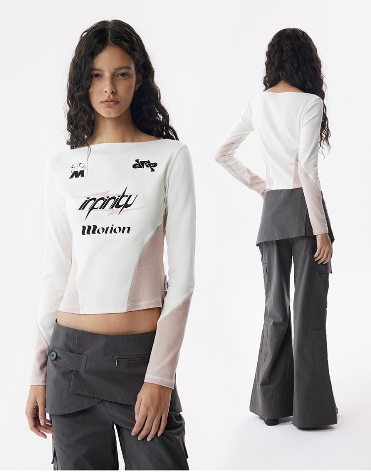 DAMAGE ASIA AW24 Racing Print Slim Tee