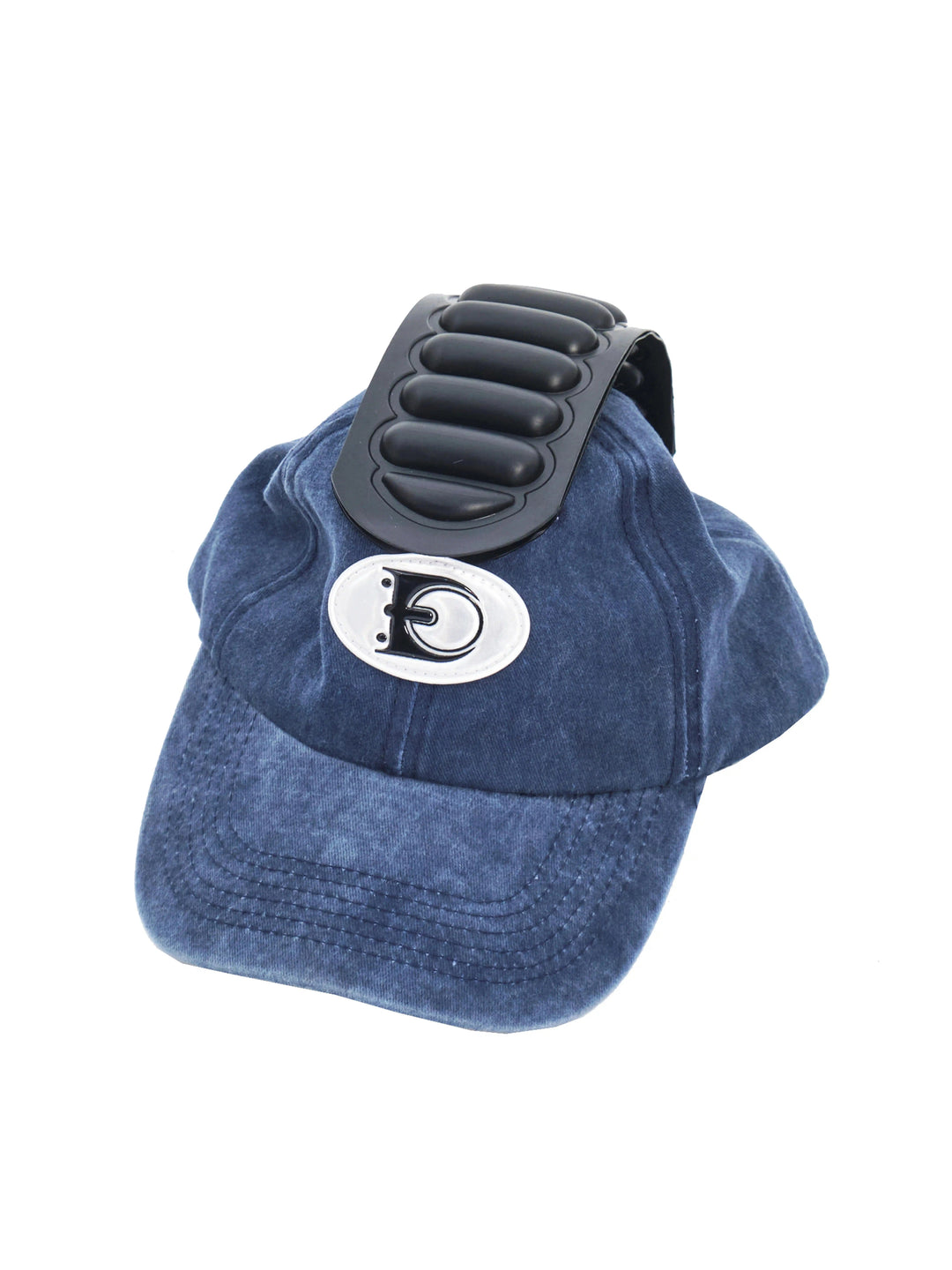 EMBRYO AIR CLAW washed baseball cap — rear modeled view