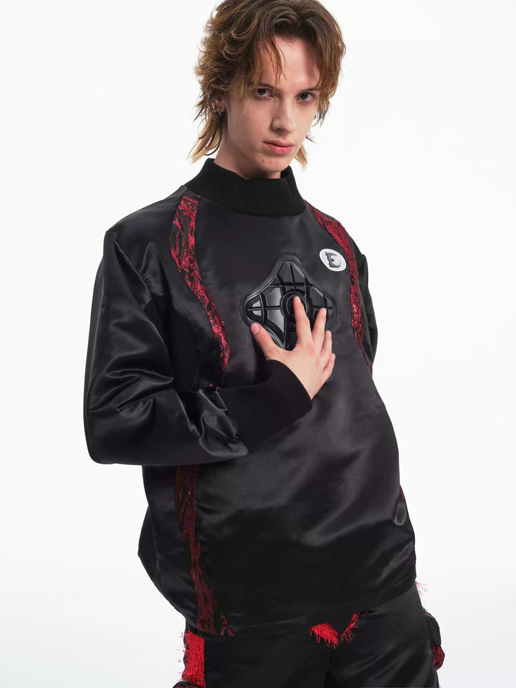 EMBRYO IMPACT SHIELD padded sweatshirt — side or detail presentation
