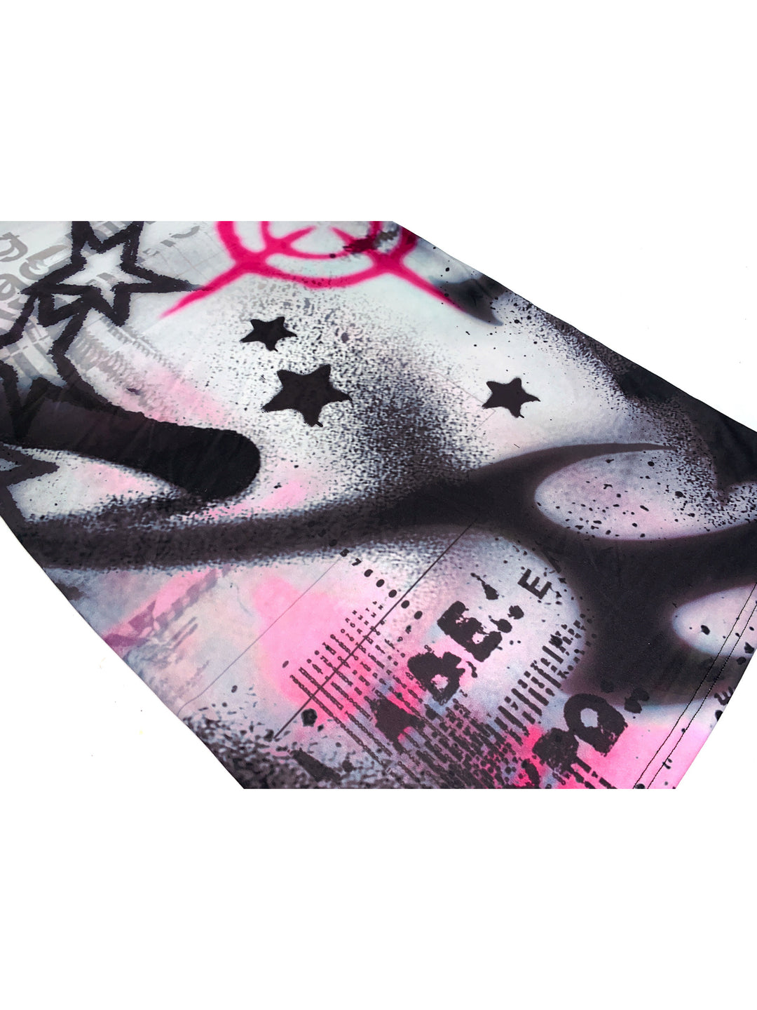 DEADENDKIDS RIOT GRAFFITI fitted maxi dress — garment-only view