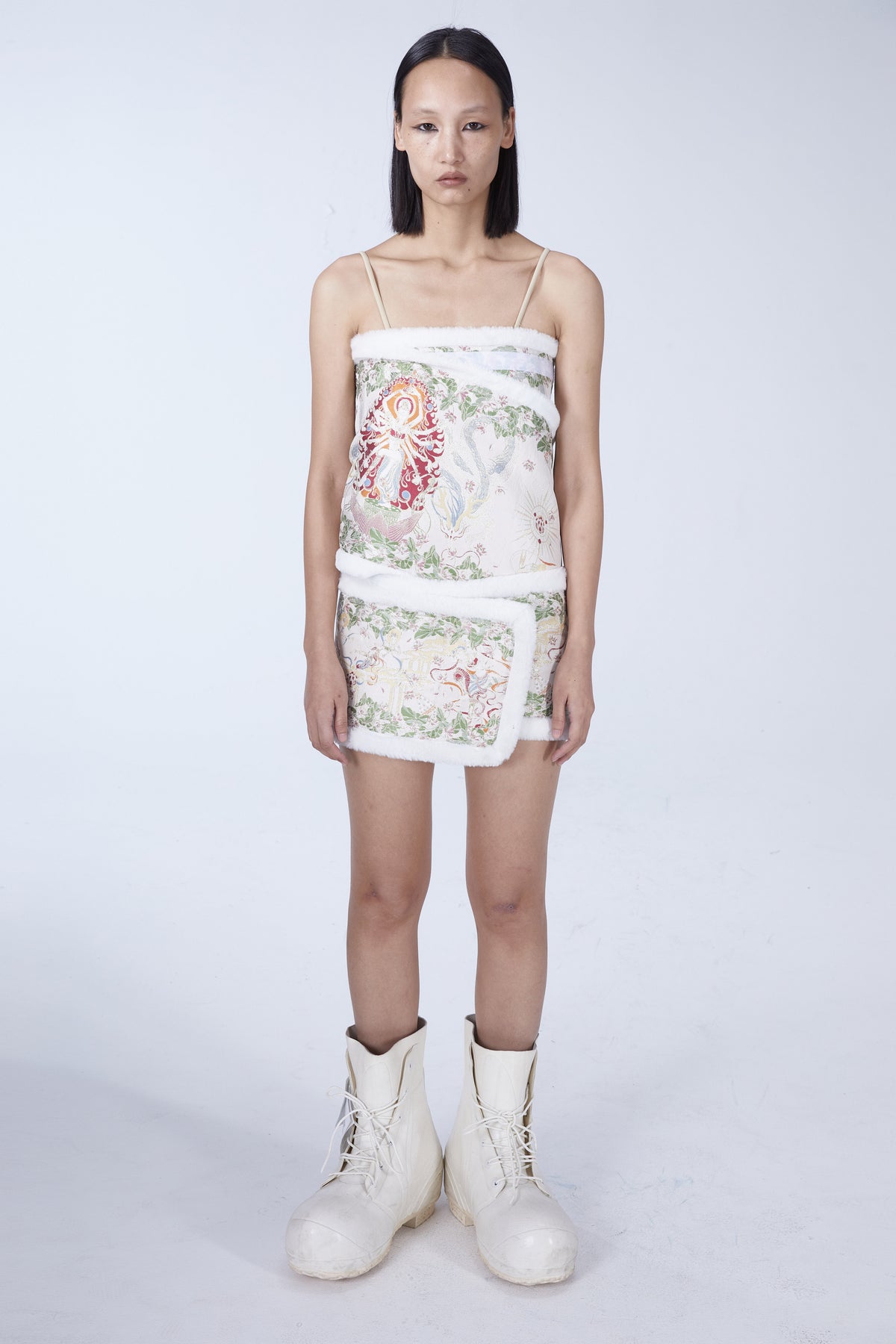 EMBRYO BONE COURT convertible padded dress — garment-only view