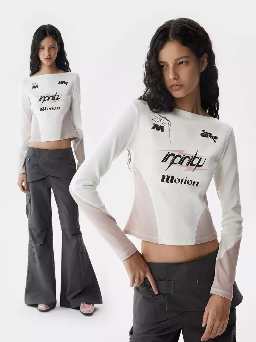 DAMAGE ASIA AW24 Racing Print Slim Tee