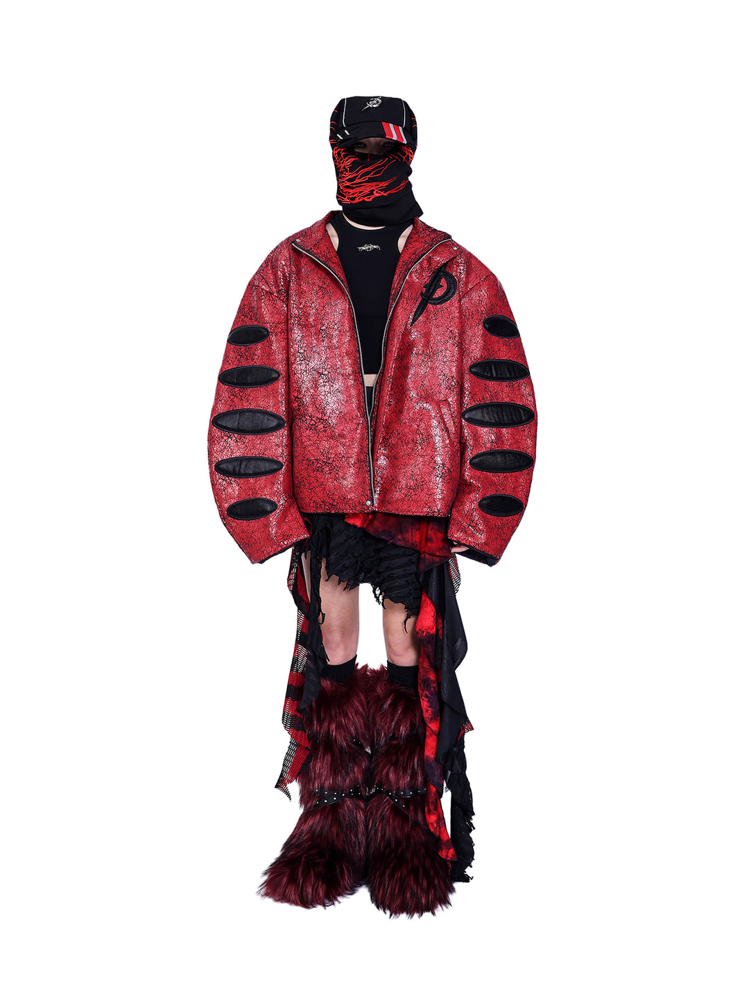 ELECTRIC MOON CRACKED LEATHER JACKET