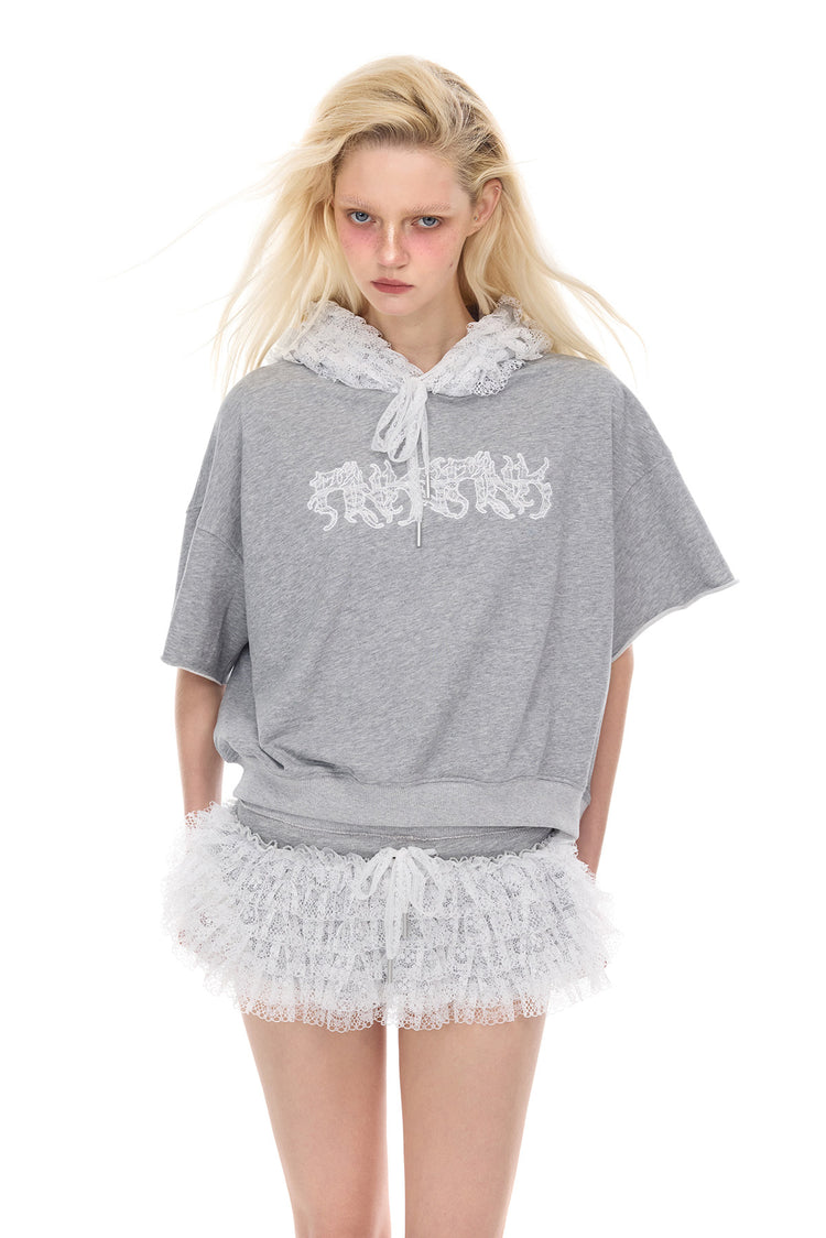 PINKSPINK MULTIVERSE lace micro shorts skirt — catalog view showing the design and silhouette