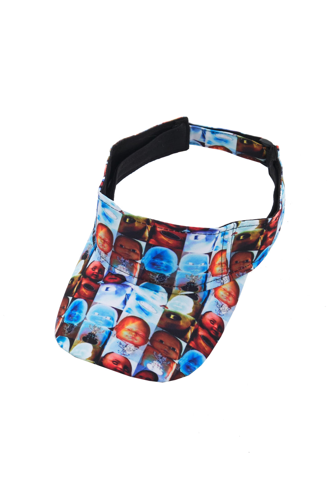 EMBRYO ABCD FOUR CHILDREN printed visor — product-only front view