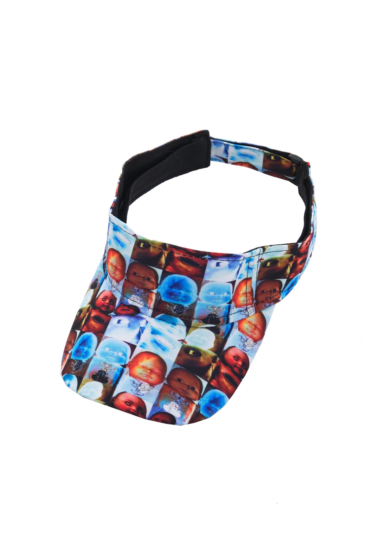 EMBRYO ABCD FOUR CHILDREN printed visor — product-only front view