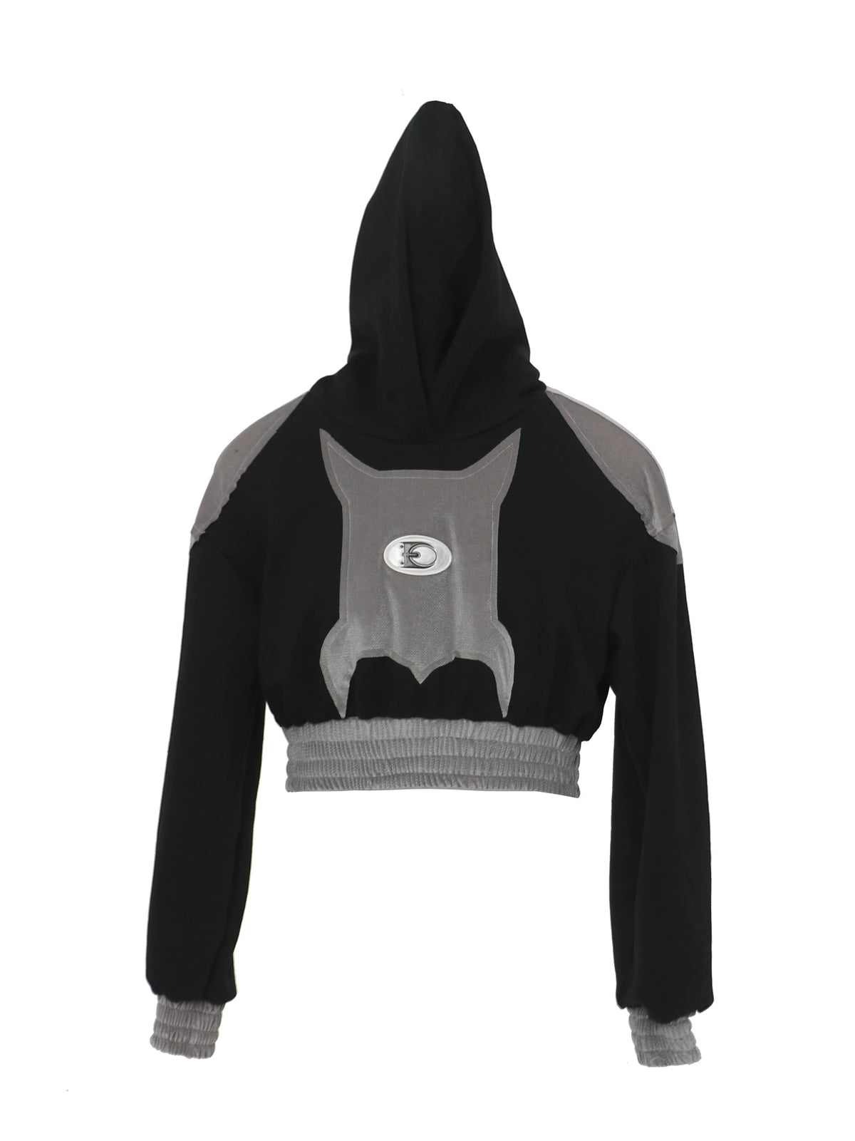 EMBRYO GUARD CORE cropped graphic sweatshirt — alternate styled presentation