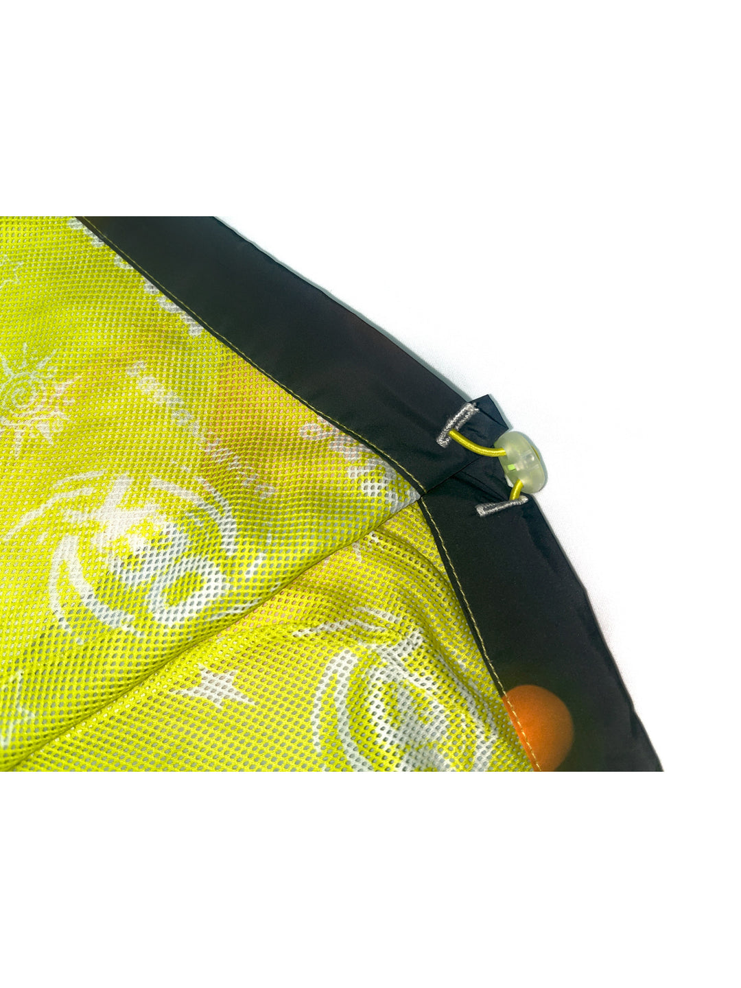 DEADENDKIDS POLKA SHIELD three-proof shell jacket — close modeled view