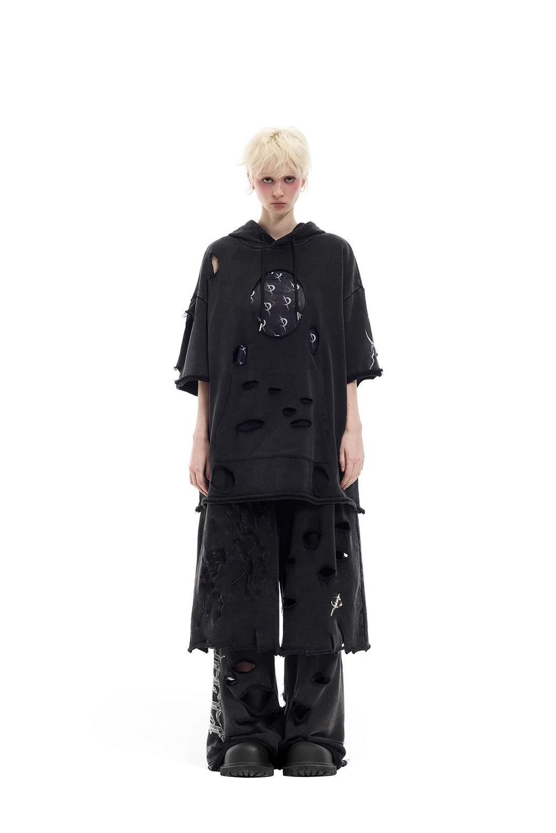 PINKSPINK Three-Dimensional Cut-Out Electric Moon Sweatshirt