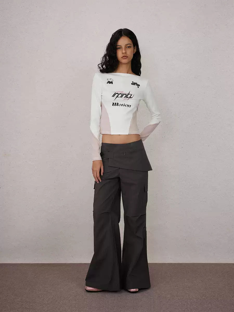 DAMAGE ASIA AW24 Racing Print Slim Tee