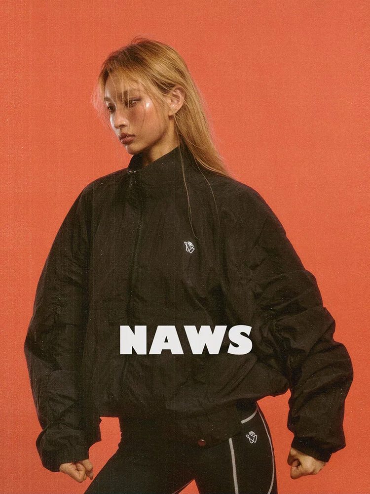 NAWS CLOUD softshell running jacket — cleaned hero collage showing the complete design