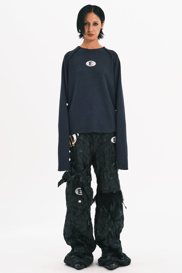 EMBRYO BONEWORK hand-knit sweater — additional product detail view