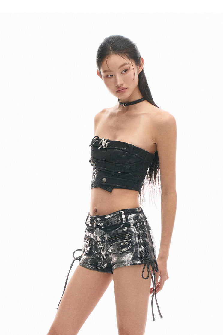 NAWS WIND CHASER leather choker — alternate gallery view showing the design details