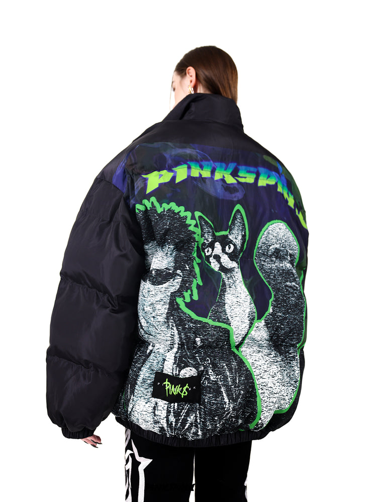 SPHINX PUNK quilted puffer - Dragon Star