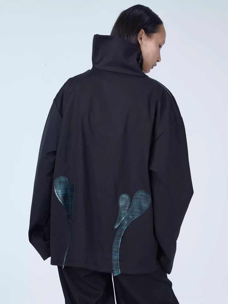 EMBRYO SHOE COLLAR asymmetrical sweatshirt — alternate product presentation