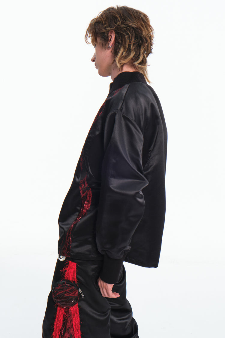 EMBRYO IMPACT SHIELD padded sweatshirt — construction detail