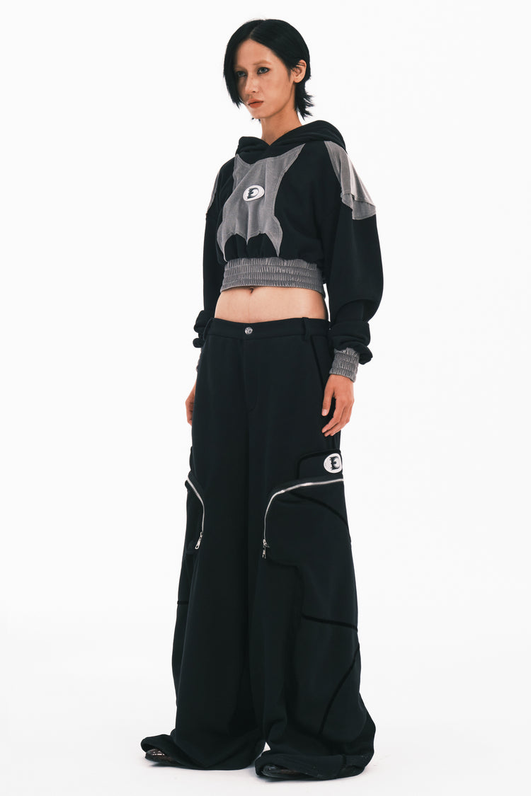 EMBRYO BIG POCKET wide-leg sweatpants — additional product detail view
