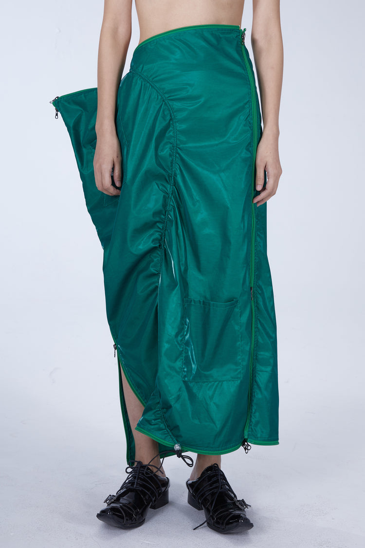 EMBRYO SLEEP POD convertible dress & bag — construction detail
