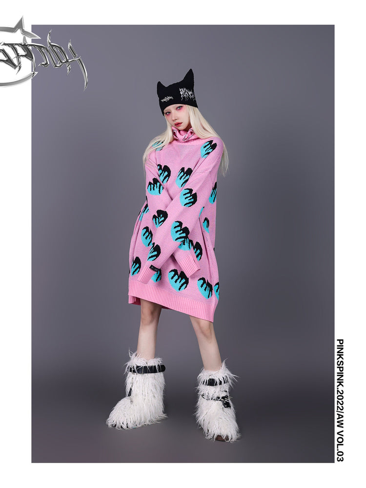 PINKSPINK SPHYNX thorn-embroidered cat-ear beanie — alternate modeled styling view
