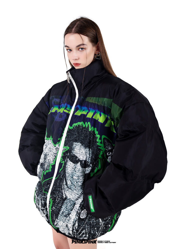 SPHINX PUNK quilted puffer - Dragon Star