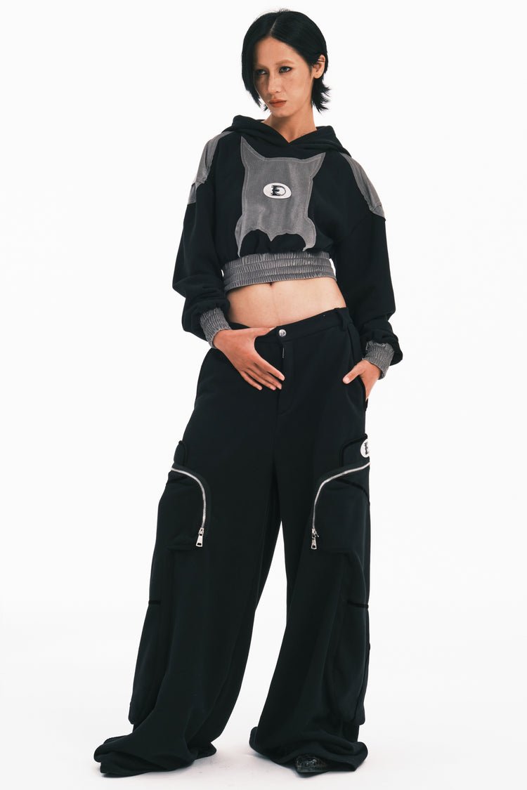 EMBRYO BIG POCKET wide-leg sweatpants — additional product detail view