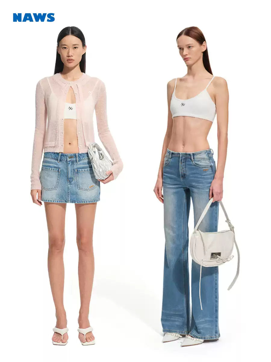 NAWS INTERPRETATION butterfly layering camisole — alternate modeled view showing the silhouette