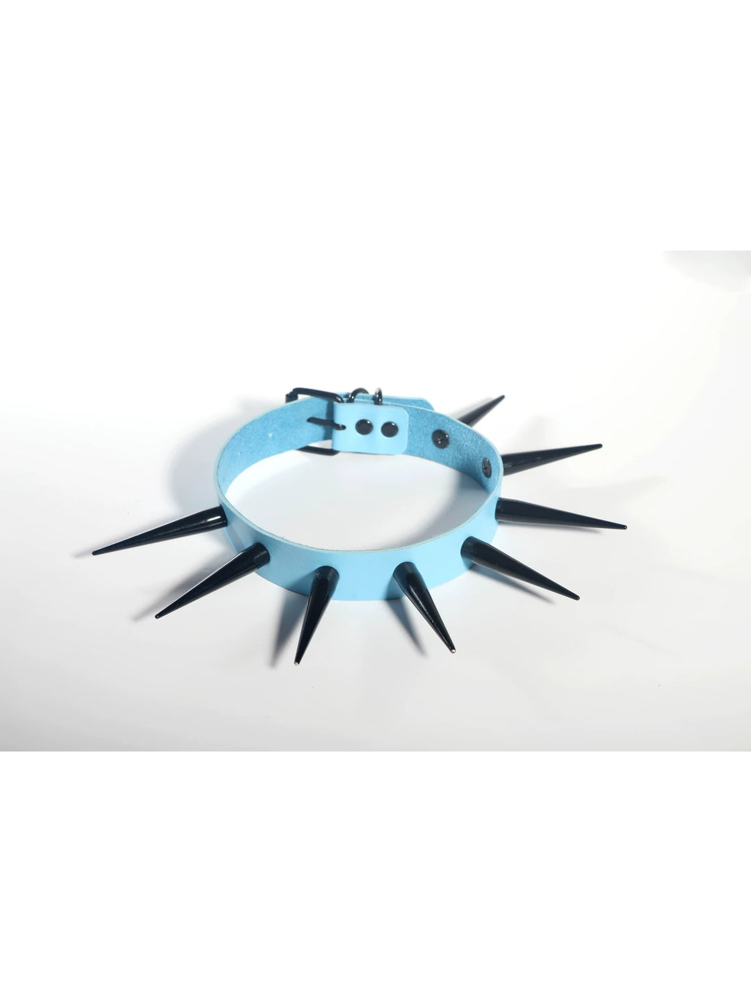 DEADENDKIDS SPIKE RING studded choker — garment-only view