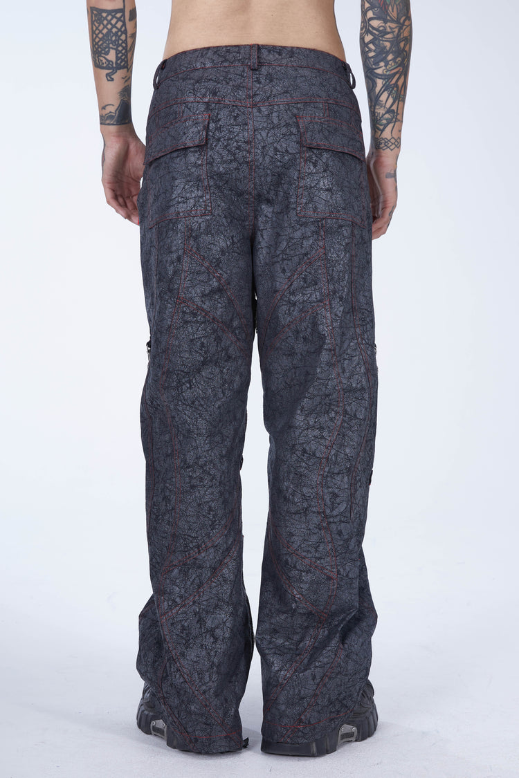 EMBRYO STRUCTURE convertible bustier & wide-leg pants — additional product detail view