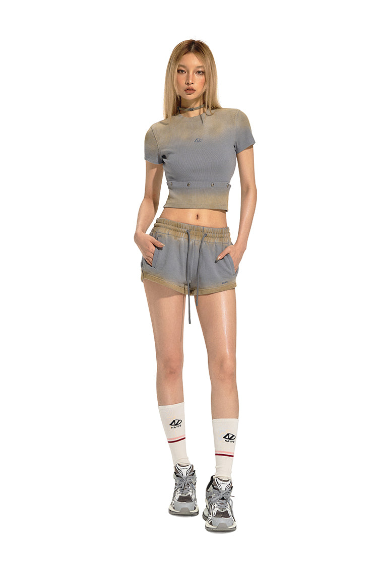 NAWS ROYAL BLUE MUD-DYE DISASSEMBLY TEE