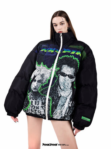 SPHINX PUNK quilted puffer - Dragon Star