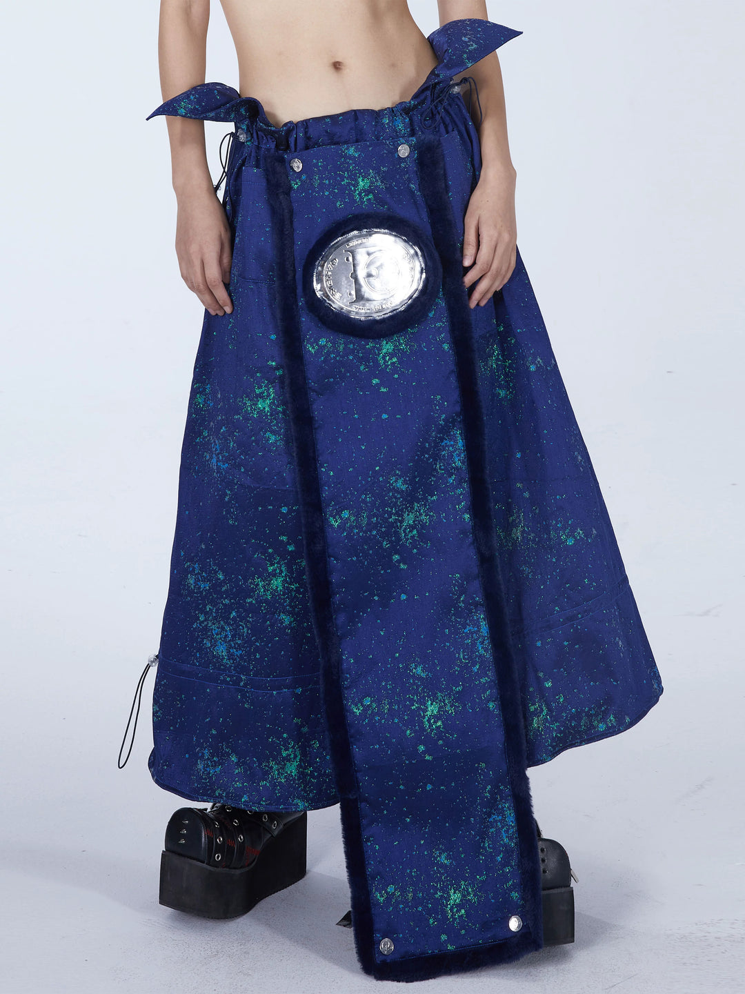 EMBRYO GALAXY convertible skirt & bustier — front product presentation