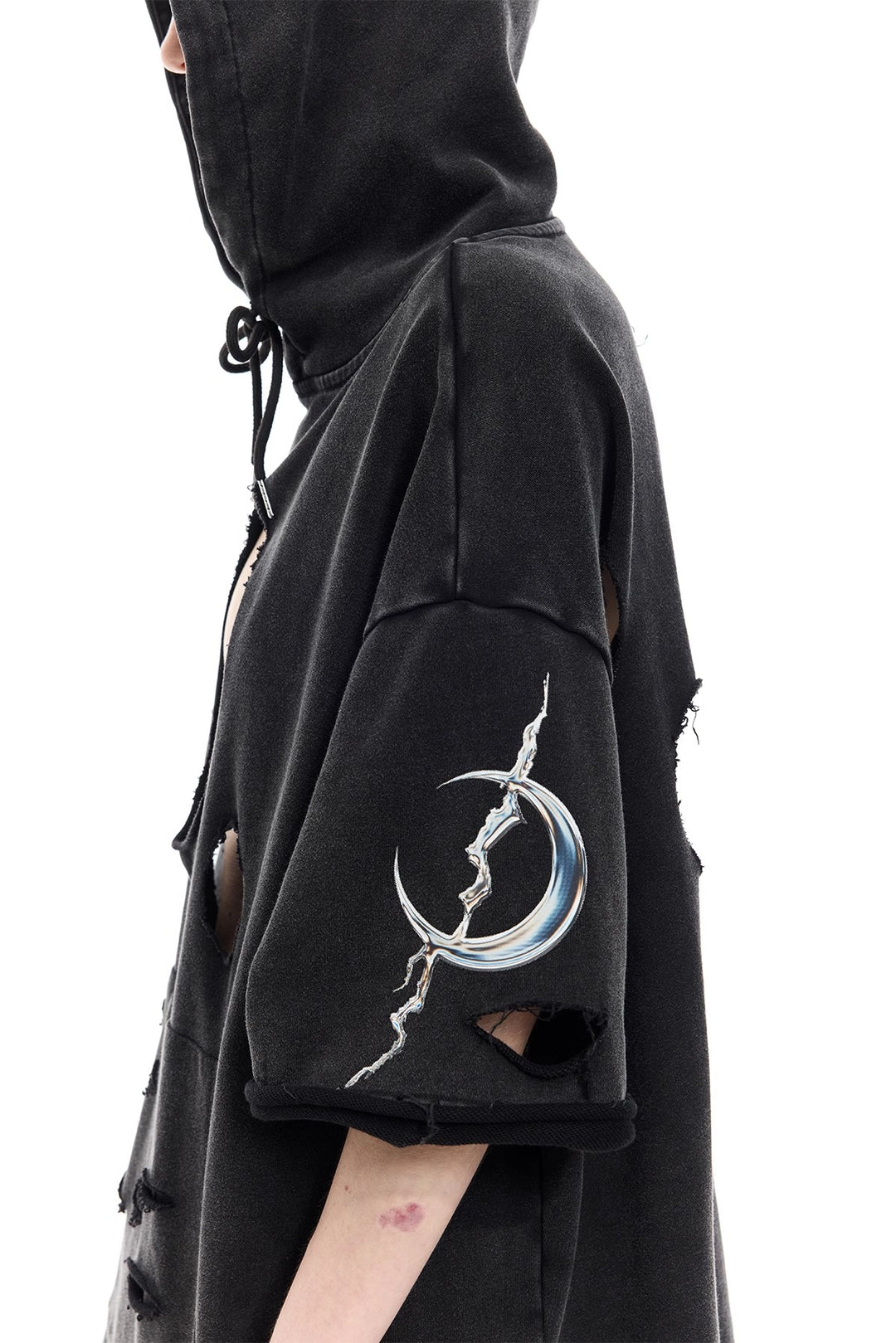 PINKSPINK Three-Dimensional Cut-Out Electric Moon Sweatshirt