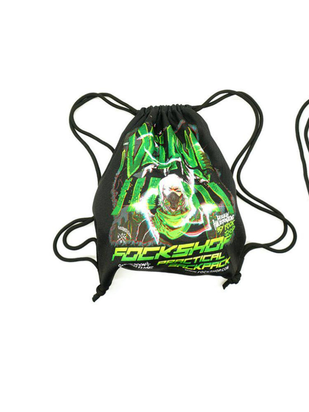 FOCKSHOP MASKPACK drawstring backpack — clean deland drawstring backpack view