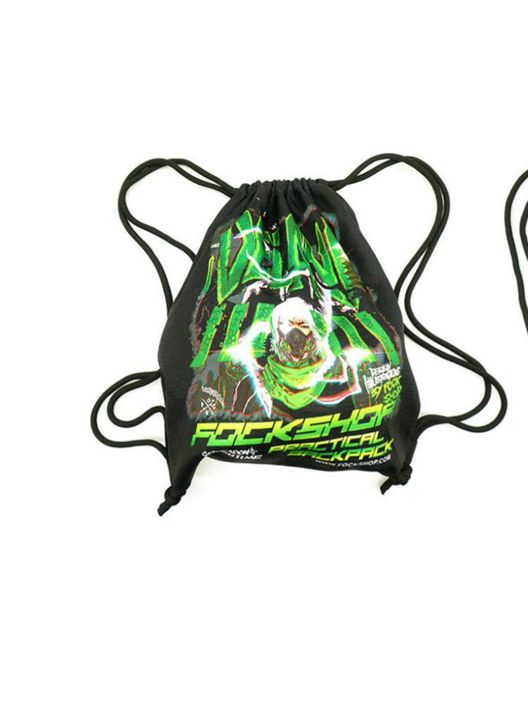 FOCKSHOP MASKPACK drawstring backpack — clean deland drawstring backpack view